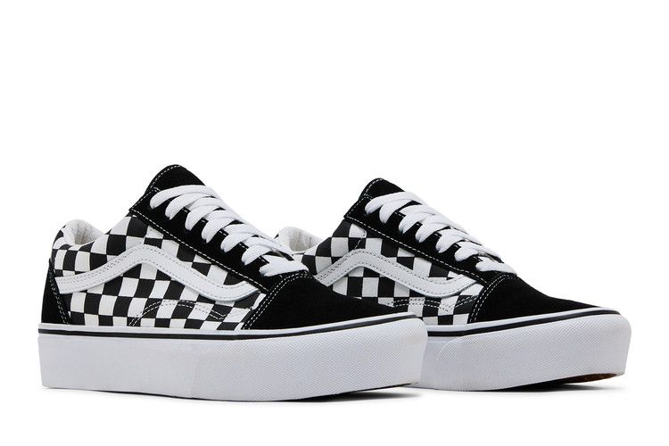 Vans Old Skool Platform Black White Checkerboard