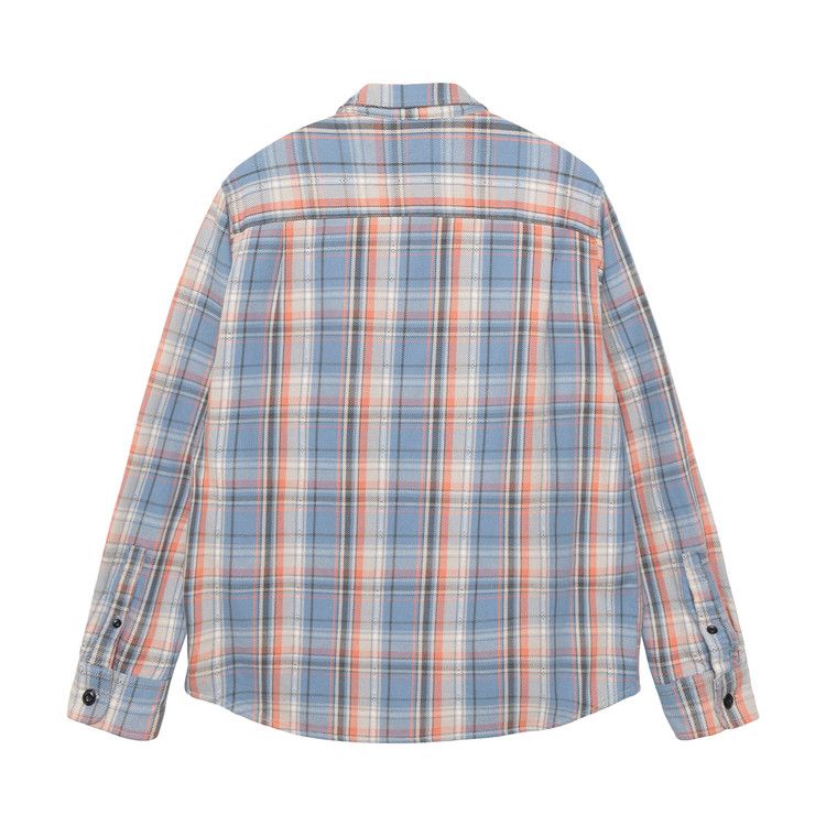 トップス Stussy Dan Washed Cotton Plaid Shirt Buy Stussy Dan Washed Cotton Plaid Shirt 'Blue' - 1110344 BLUE | GOAT