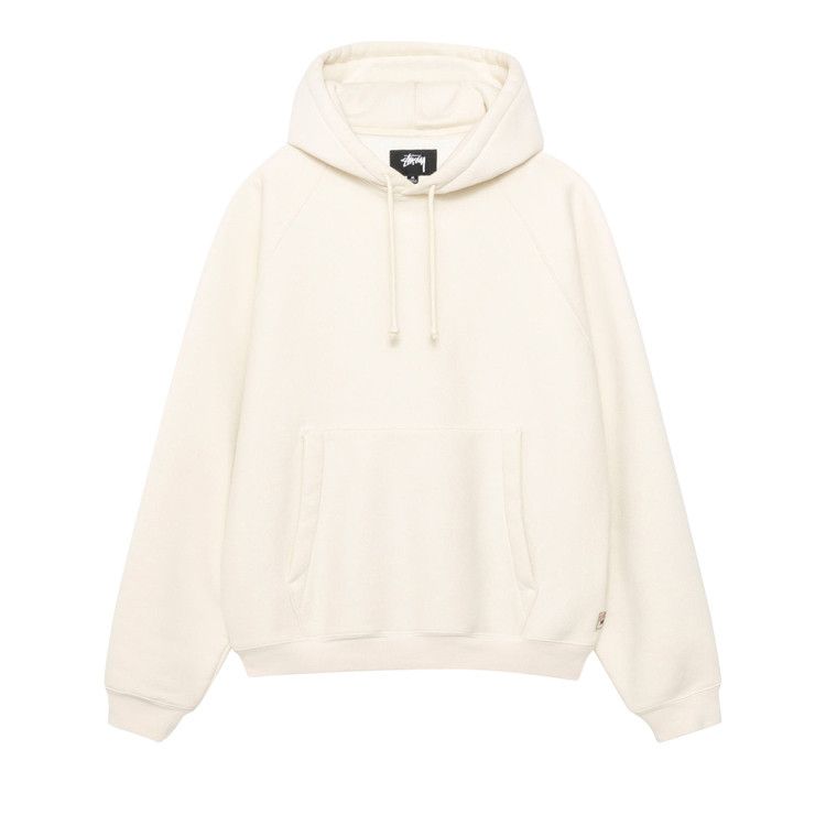 Stussy Fleece Raglan Hoodie Natural