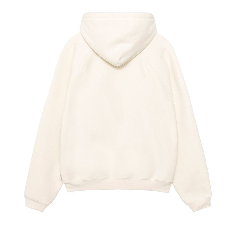 Stussy Fleece Raglan Zip Hoodie 'natural'