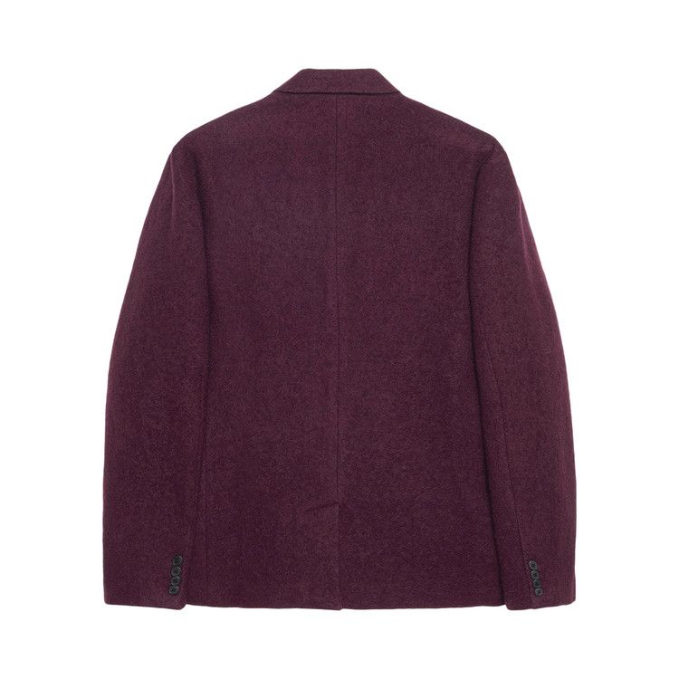 Stussy Blazer Textured Wool Wine