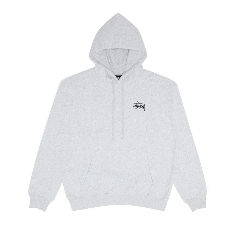 Stussy Basic Hoodie 'ash Heather'