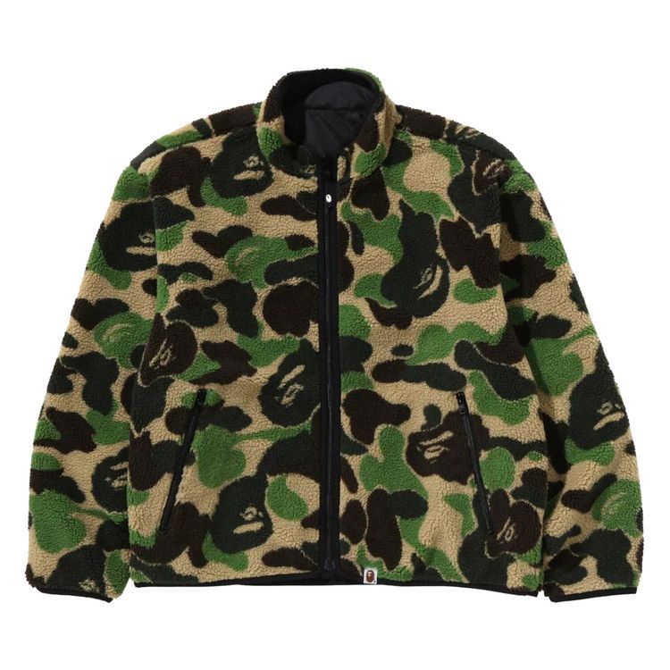 Bape Abc Camo Boa Reversible Jacket 'green'