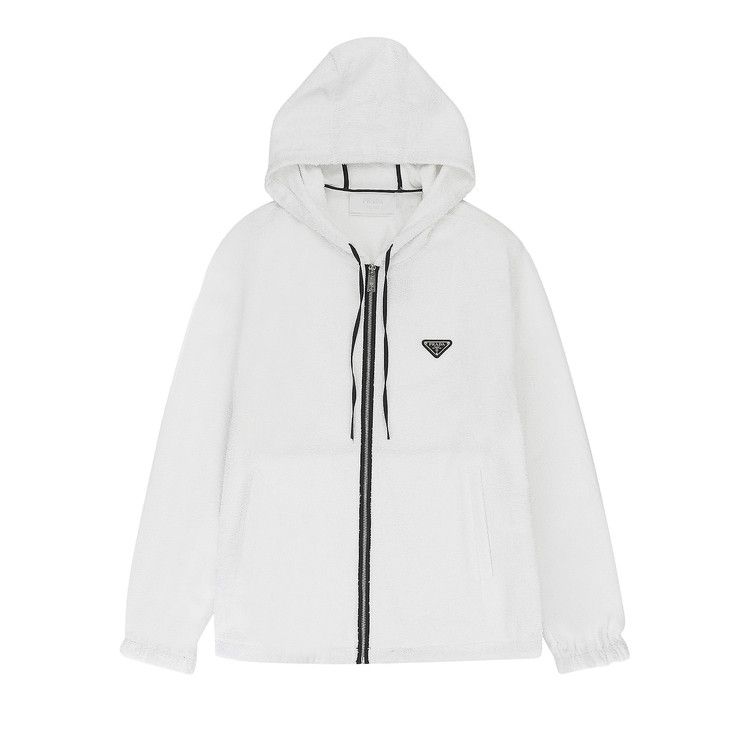 プラダドライバーズジャケット PRADA - プラダ Re-Nylon トライアングルロゴ ブルゾン ボンバー