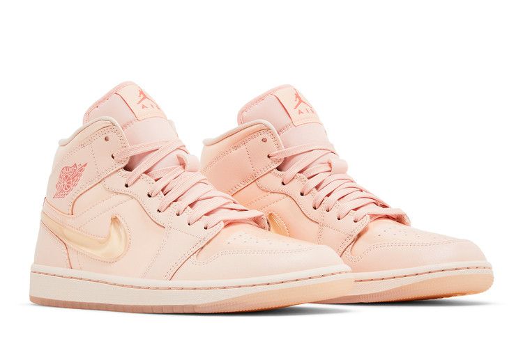 Wmns Air Jordan 1 Mid 'patent Valentine's Day'