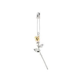 Buy Ambush Rose Charm Earring 'Silver' - BWOD010F23BRA0017200 | GOAT
