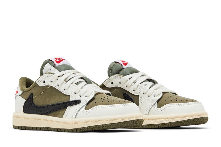 Travis Scott x Air Jordan 1 Retro Low OG SP PS Reverse Olive / Medium Olive