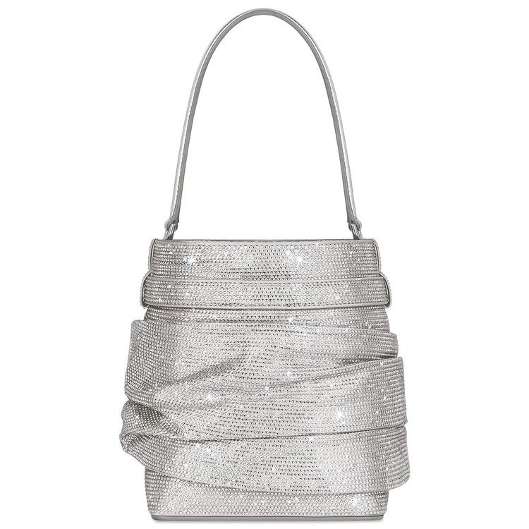 Givenchy Shark Lock Bucket Bag Light Silvery
