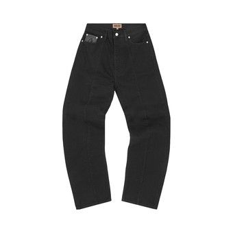 Buy Corteiz C-Star Stitch-Down Jeans 'Triple Black' - 7892