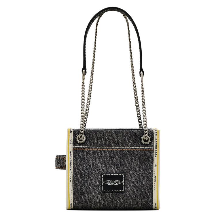 トートバッグ MARC JACOBS Woman Tote bags Black 2F4HCR016H05 965 Buy Marc Jacobs Denim Chain Crossbody Tote Bag 'Black Wash