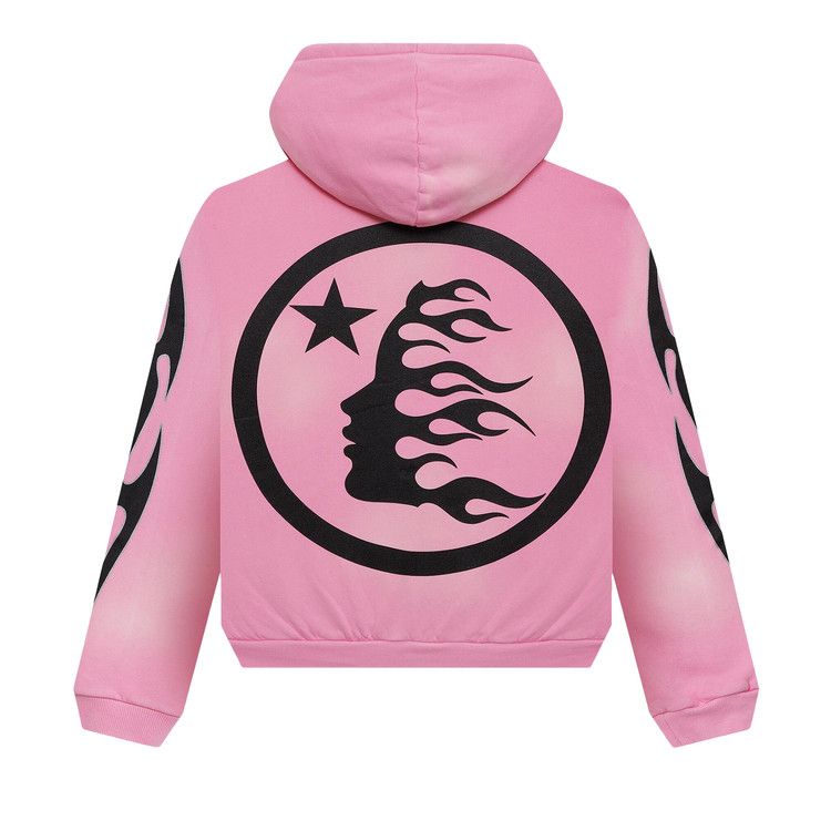 希少 Hellstar pink Foodie Sサイズ us uk drip Buy Hellstar x Complex Sports Flame Zip-Up 'Pink' - HSBC001 PNK | GOAT