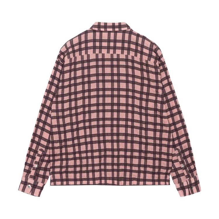 Stussy Sonoma Plaid Shirt 'pink'
