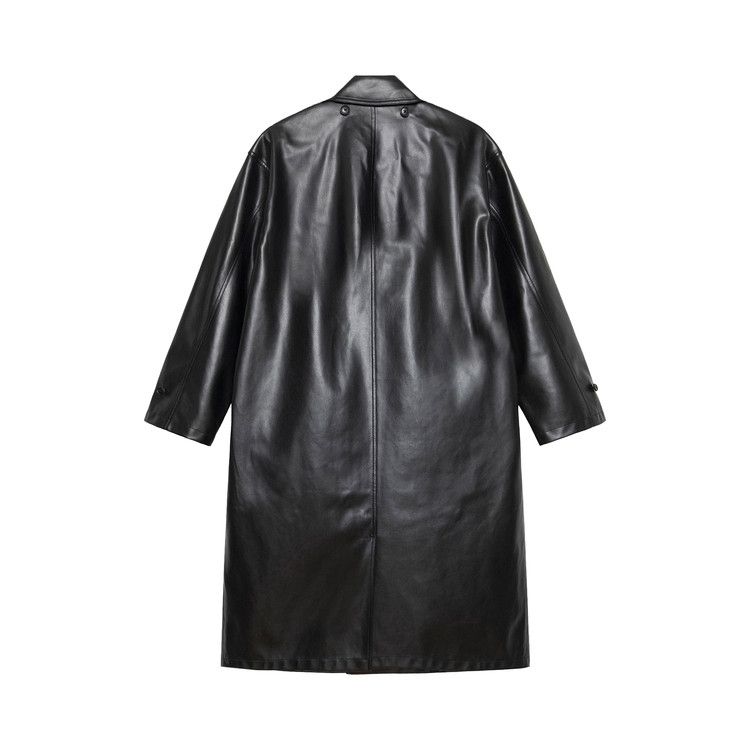 Stussy Double Breasted Trench Coat 'black'