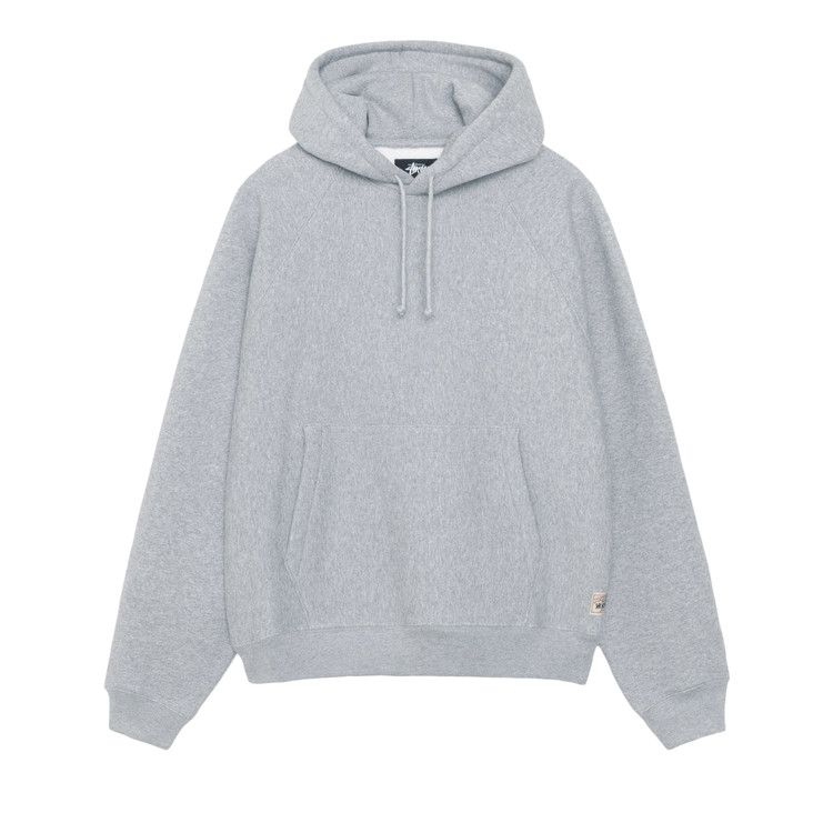Stussy Fleece Raglan Hoodie 'grey Heather'