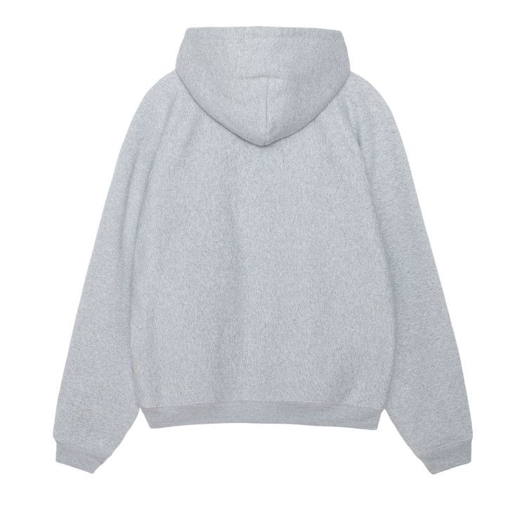 Stussy Raglan Zip Hoodie 'grey Heather'