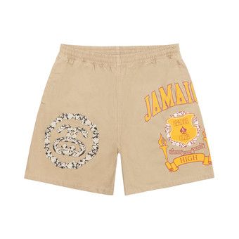 Buy Stussy x Denim Tears Gym Short 'Khaki' - 312025 KHAK | GOAT