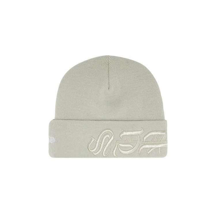 Buy Supreme New Era Blackletter Beanie 'Stone' - SS25BN5 STONE | GOAT