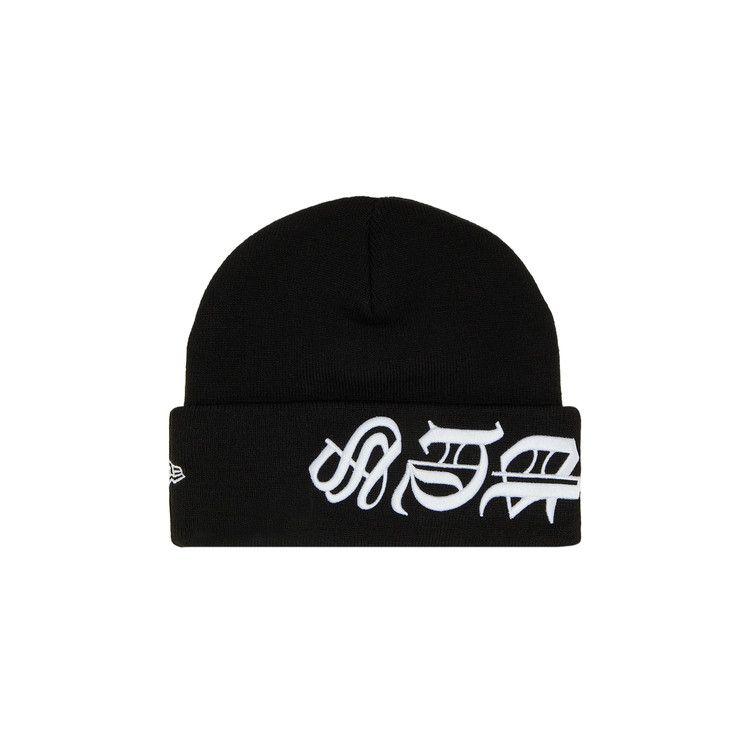 Buy Supreme New Era Blackletter Beanie 'Black' - SS25BN5