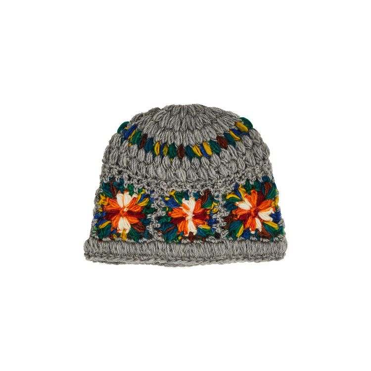 Buy Supreme Crochet Beanie 'Heather Grey' - SS25BN12 HEATHER
