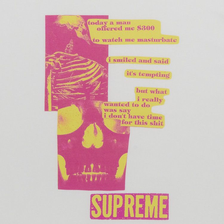 Buy Supreme Anatomy Tee 'White' - SS25T31 WHITE | GOAT