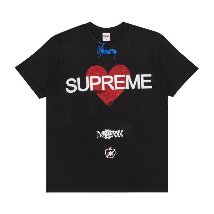 Buy Supreme Announcing Tee 'Black' - SS25T40 BLACK | GOAT