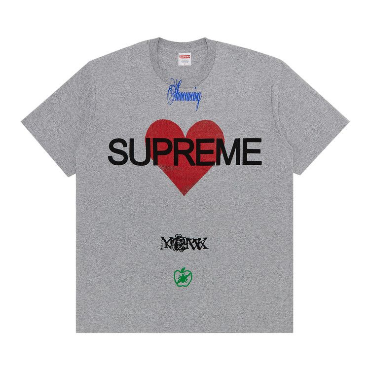 Buy Supreme Announcing Tee 'Heather Grey' - SS25T40 HEATHER