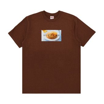 Buy Supreme Pancakes Tee 'Brown' - SS25T46 BROWN | GOAT