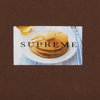 Buy Supreme Pancakes Tee 'Brown' - SS25T46 BROWN | GOAT