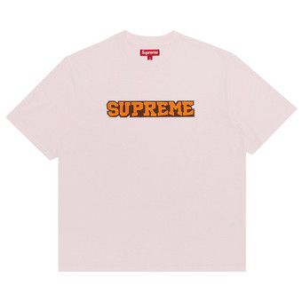 Buy Supreme Satin Appliqué Short-Sleeve Top 'Light Pink