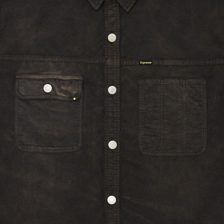 Buy Supreme Washed Corduroy Shirt 'Brown' - SS25S16 BROWN | GOAT