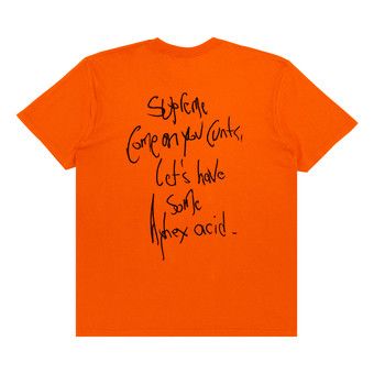 Supreme X Aphex Twin Windowlicker T-Shirt Orange Price in India