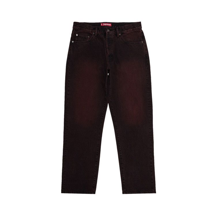 Buy Supreme Regular Jean 'Overdyed Red' - SS25P31 OVERDYED