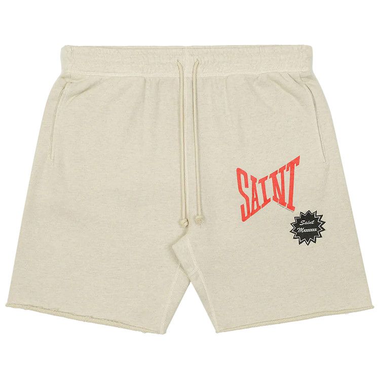 Buy Saint Michael Saint Sweat Shorts 'Grey' - SM YS8 1111