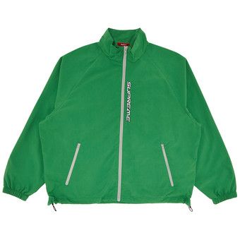 Buy Supreme Contrast Zip Track Jacket 'Green' - SS25J41