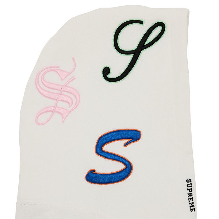 Buy Supreme Multi S Logo Hooded Sweatshirt 'White' - SS25SW42