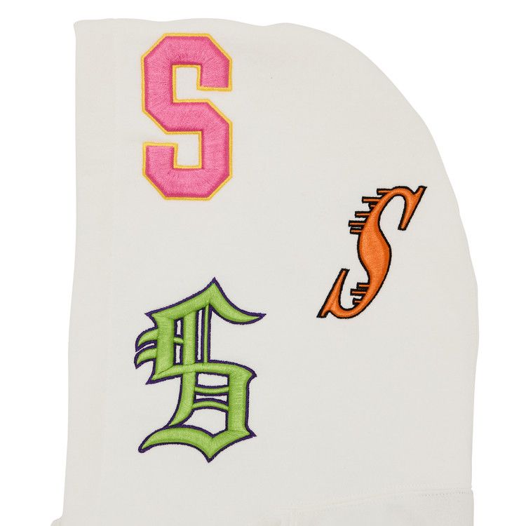 Supreme Multi S Logo Hooded Sweatshirt 'white'