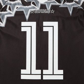 Buy Supreme Stars Football Jersey 'Black' - SS25KN9 BLACK | GOAT