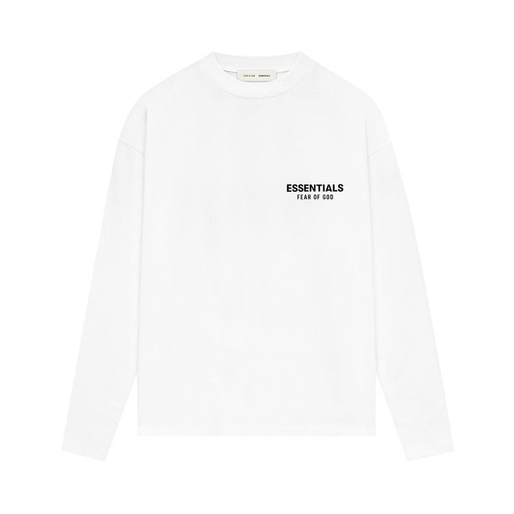 FEAR OF GOD ESSENTIALS 長袖Tシャツ 白 125BT244202F Buy Fear of God Essentials Classic Long-Sleeve Tee 'Bright