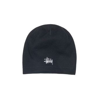 Buy Stussy Skullcap Waffle 'Black' - 1321228 BLAC | GOAT