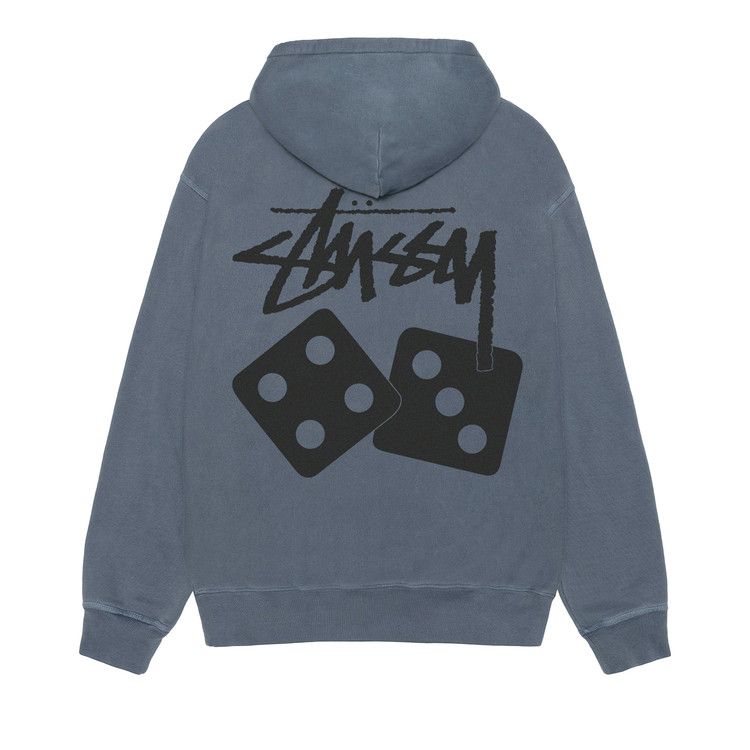 Stussy Dice Hoodie Pigment Dyed Navy