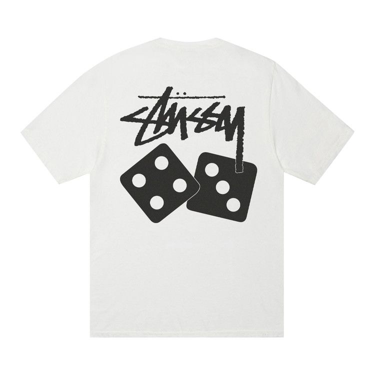 Stussy Dice T-Shirt Pigment Dyed Natural