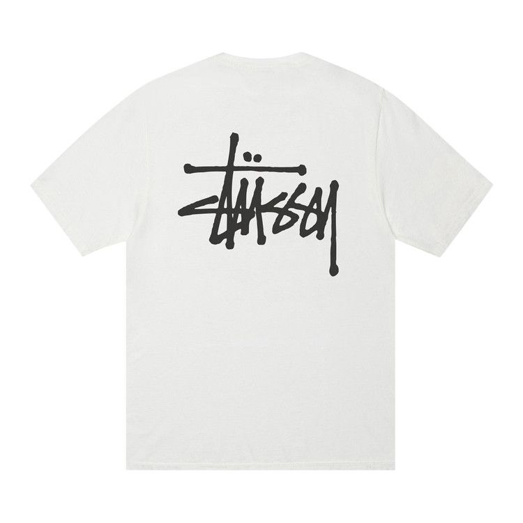 Stussy Basic T-Shirt Pigment Dyed Natural