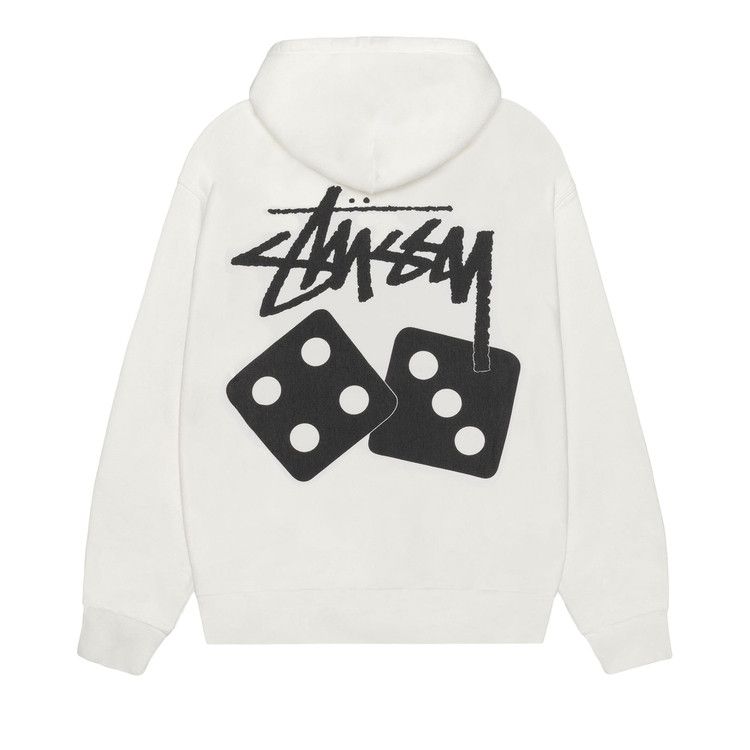 Stussy Dice Zip Hoodie Pigment Dyed Natural