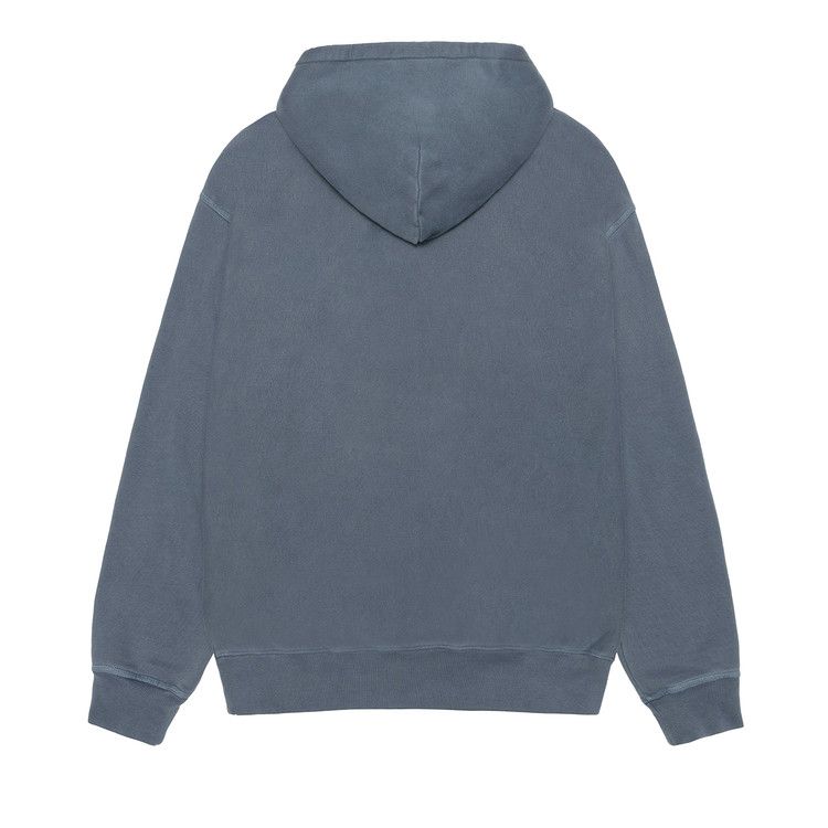 Stussy Jumbo Zip Hoodie Pigment Dyed Navy