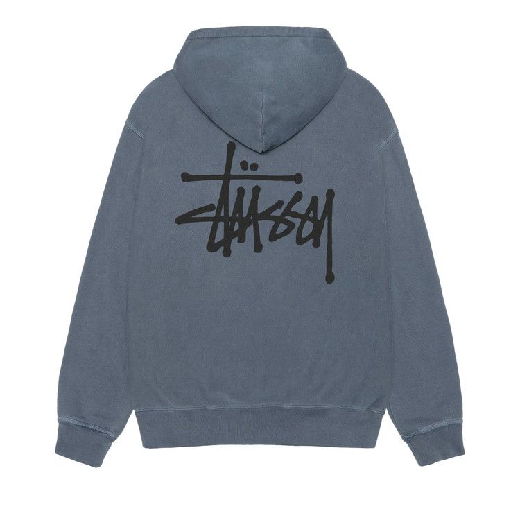 Stussy Basic Hoodie Pigment Dyed 'navy'