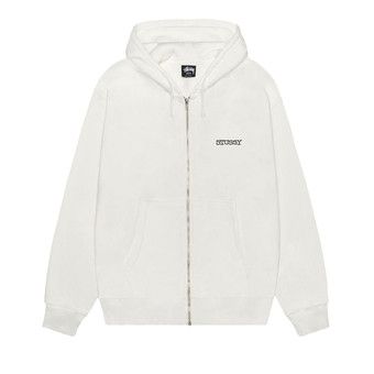 Stussy Jumbo Zip Hoodie Pigment Dyed Natural Price in India