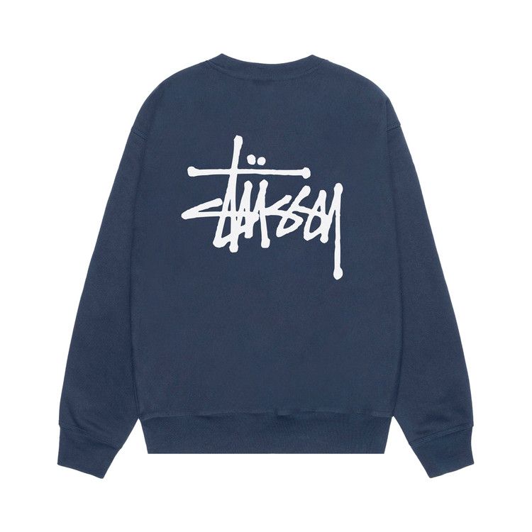 Stussy Basic Crew 'navy'