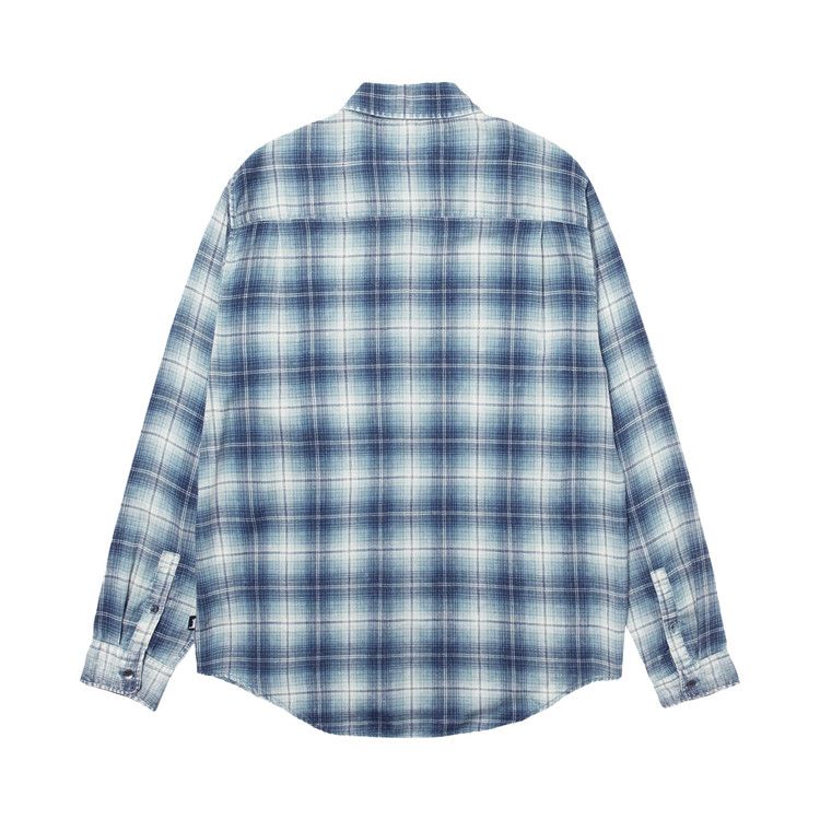 Stussy Matthew Printed Shirt Blue