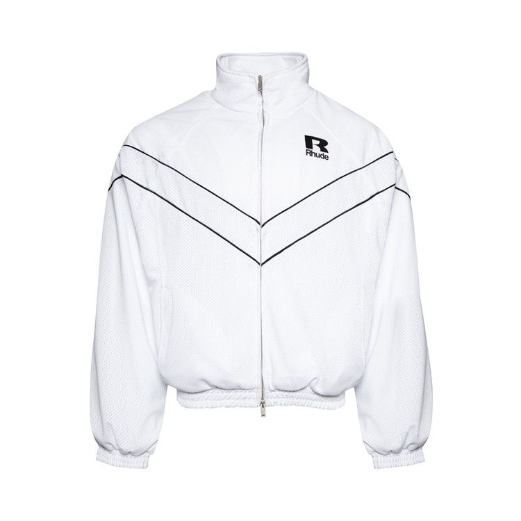 Rhude Piping Raglan Track Jacket Stark White