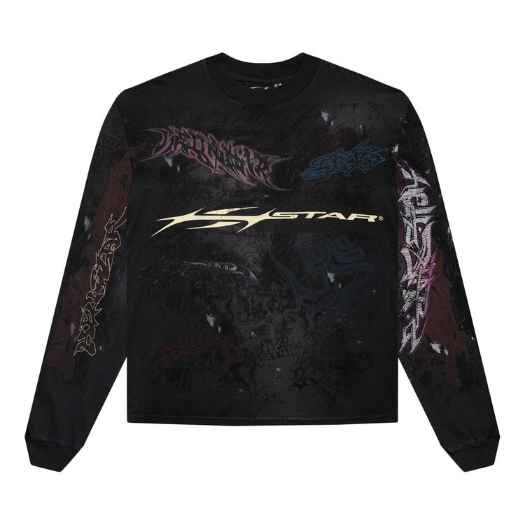 Hellstar Graffiti Long-Sleeve Black